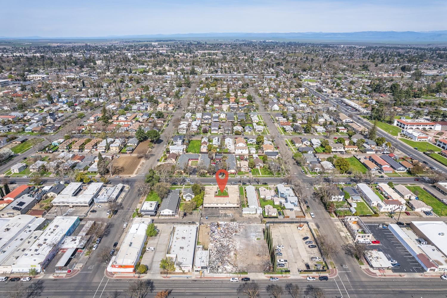 132 West 18th Street Merced, CA 95340 - Photo 21 of 23 an aerial view of a city