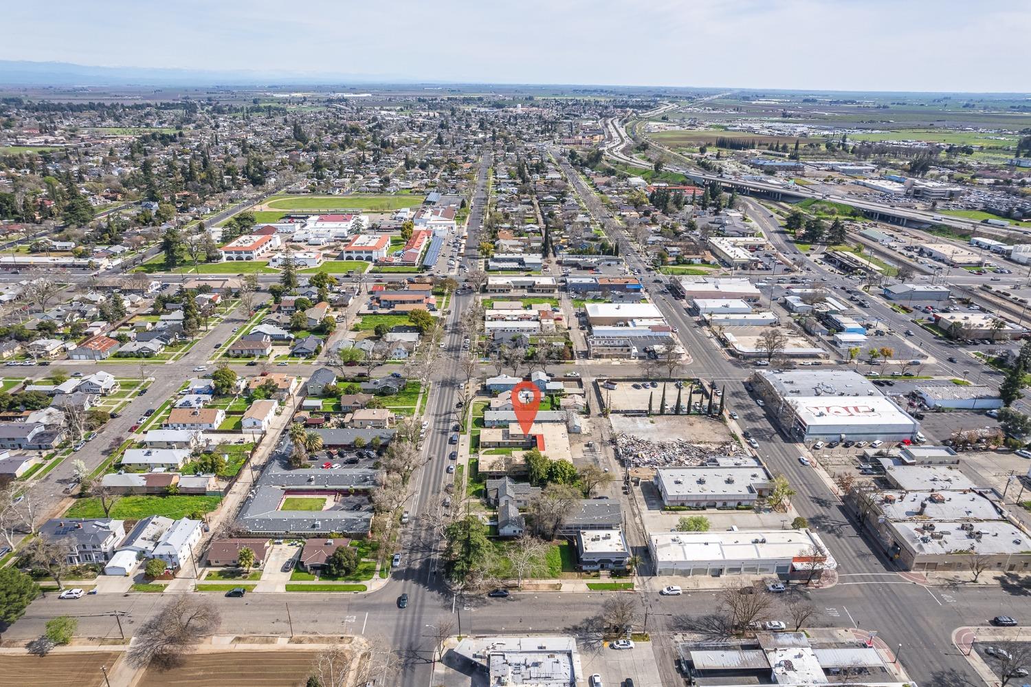 132 West 18th Street Merced, CA 95340 - Photo 22 of 23 an aerial view of a city