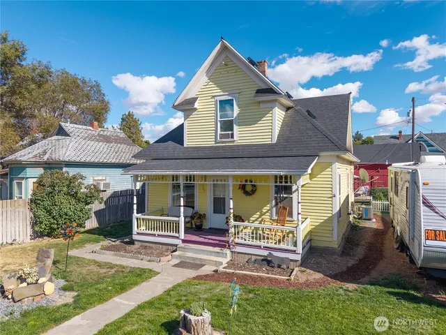 a front view of a house with a porch