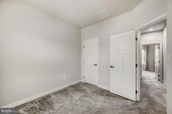 a view of a room with closet area