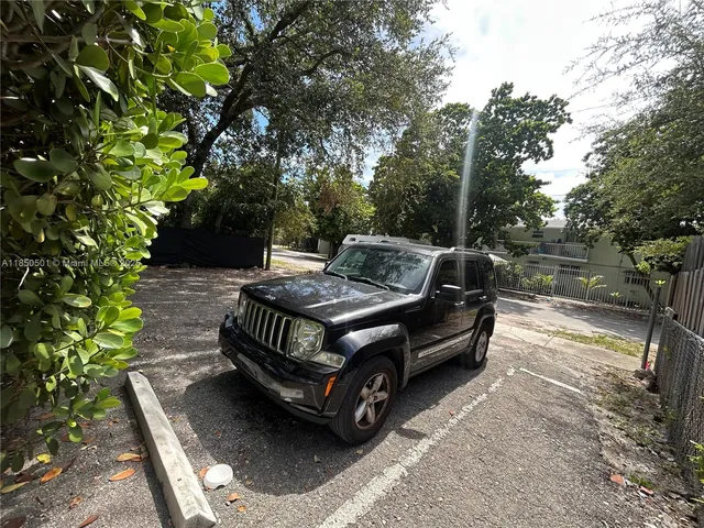 a view of a bench in the roof deck