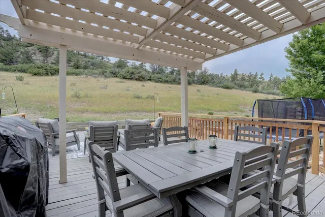a group of people sitting on a terrace