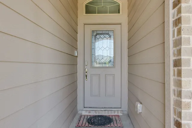 a view of front door