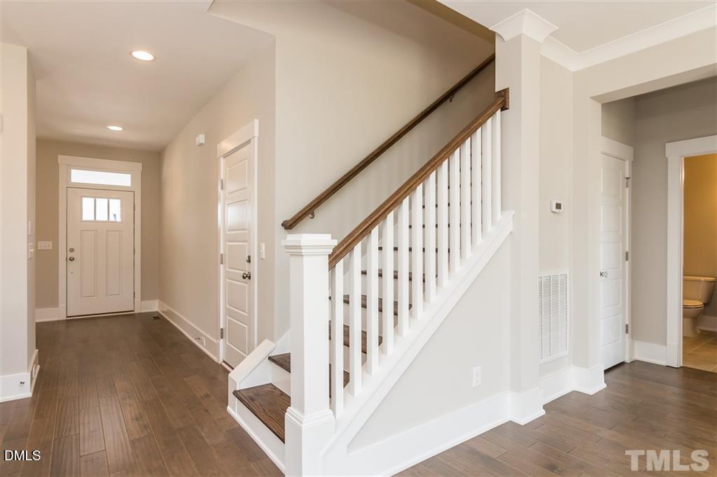 14 Tarwick Avenue Chapel Hill, NC 27516 - Photo 16 of 47 a view of an entryway with wooden floor