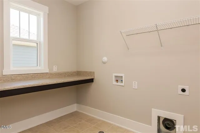 a view of a small space with window