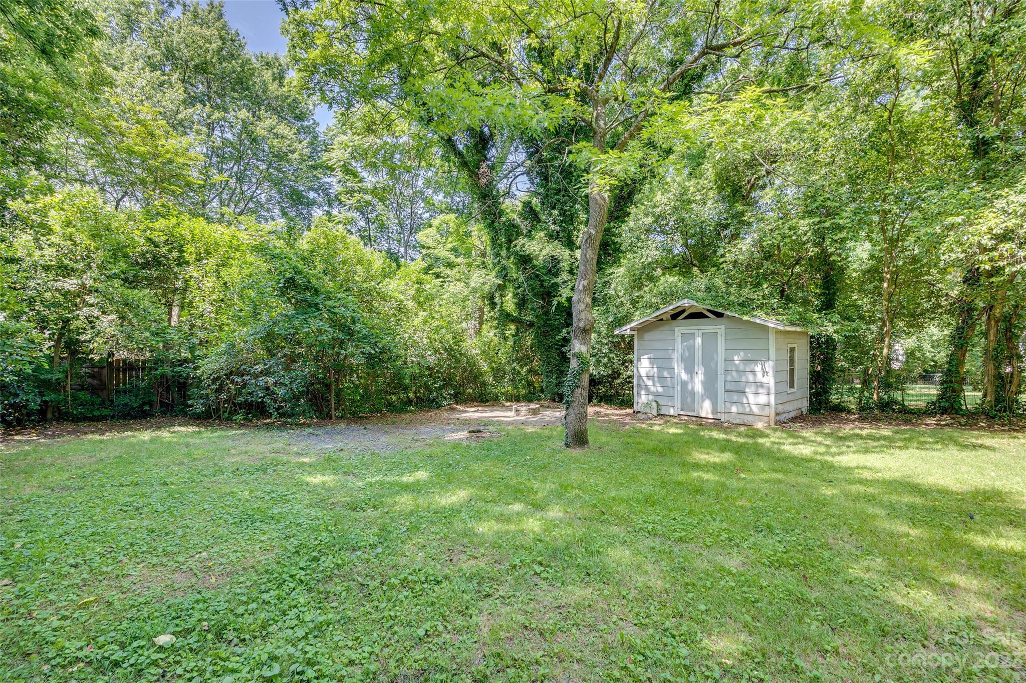 1136 East Woodlawn Road Charlotte, NC 28209 - Photo 25 of 27 a view of a tiny house with a backyard