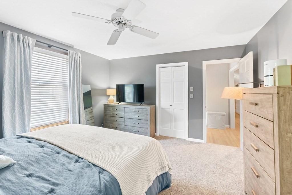 9 Bailin Drive Worcester, MA 01604 - Photo 20 of 30 a bedroom with a bed and a flat screen tv