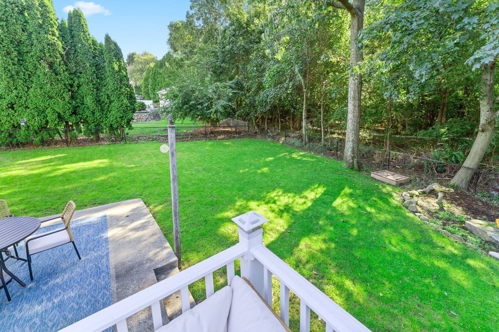9 Bailin Drive Worcester, MA 01604 - Photo 6 of 30 a view of a chair and table in the garden