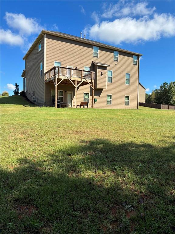 161 Donovan Avenue Locust Grove, GA 30248 - Photo 8 of 42 a bathroom with a sink and a yard