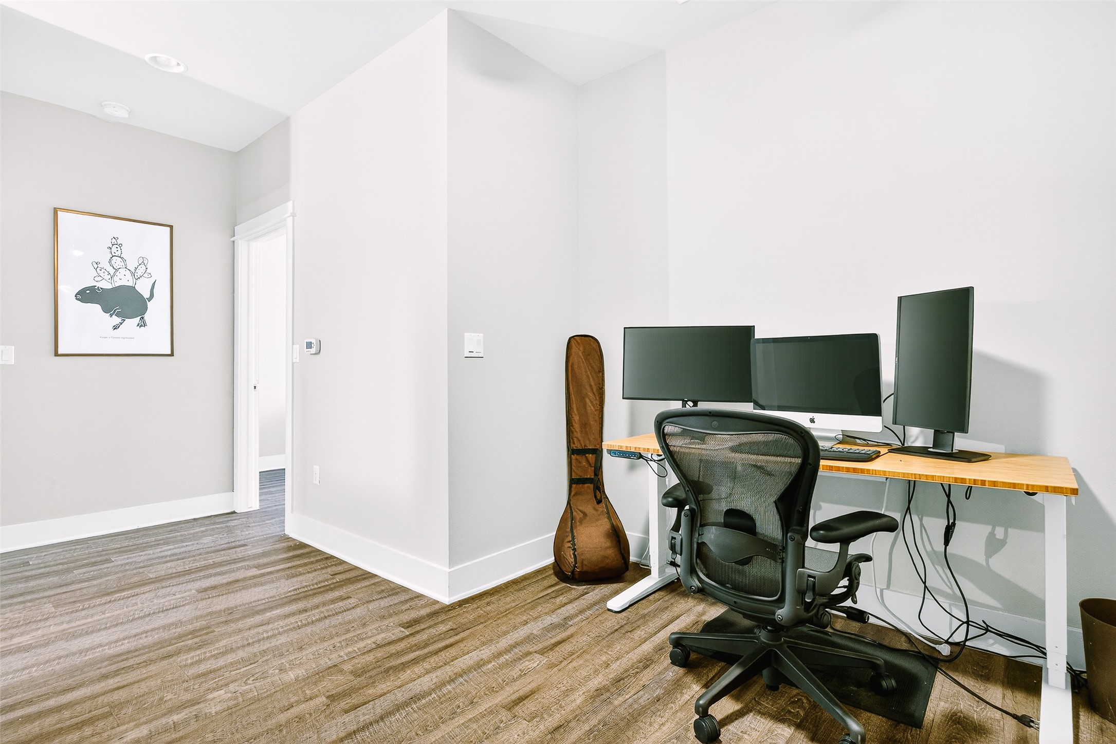 4917 Sunset Trail, Unit A Austin, TX 78745 - Photo 25 of 36 Office with light wood-style flooring