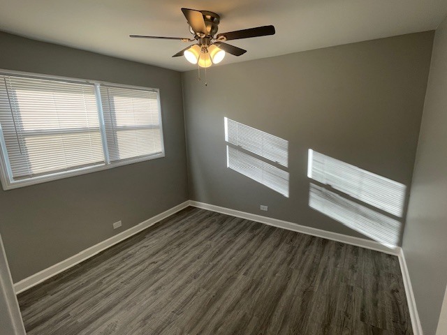 432 West Hickory Street, Unit 1 Chicago Heights, IL 60411 - Photo 9 of 11 a view of an empty room with window and wooden floor