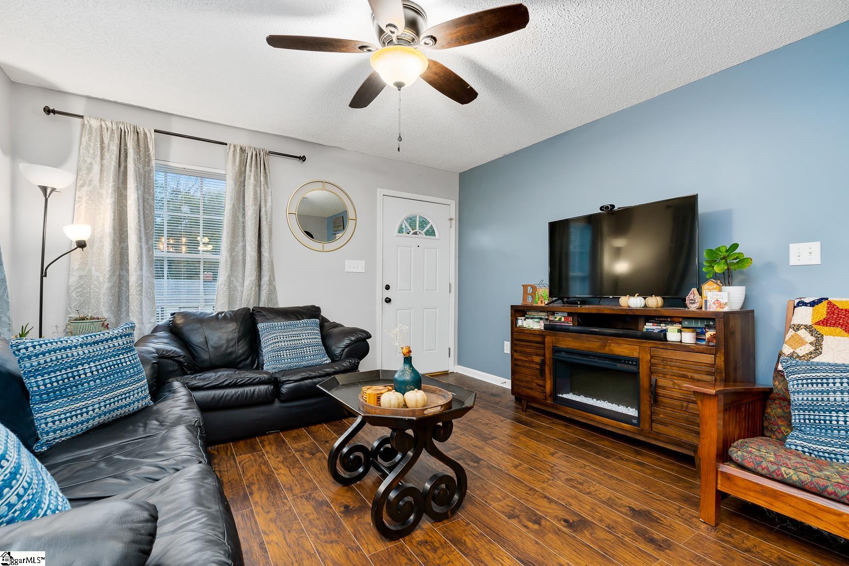 New LVP Flooring in the living room and kitchen