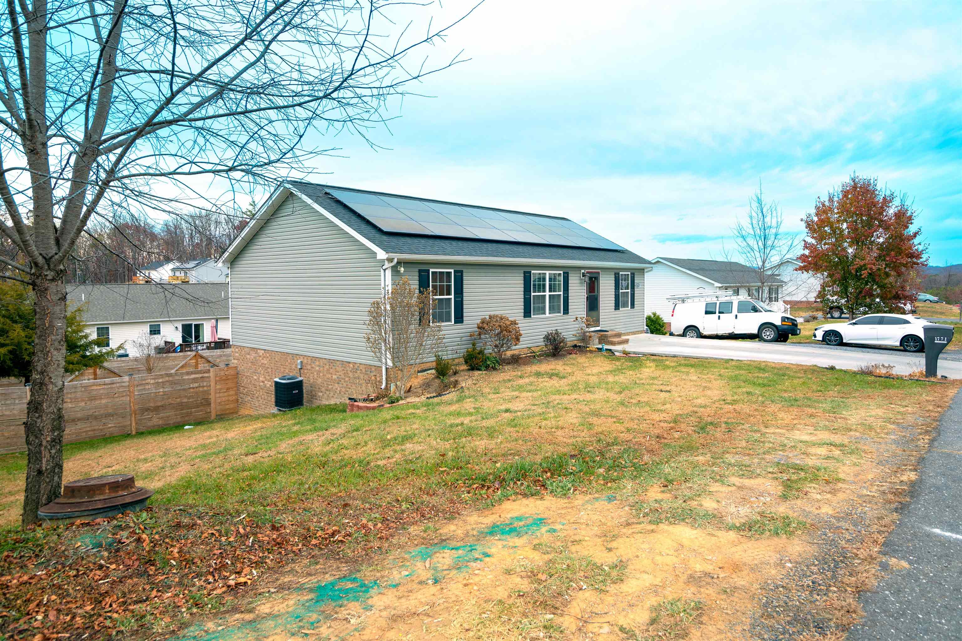 1771 Marble Ridge Drive Harrisonburg, VA 22801 - Photo 3 of 49 a view of a house with a yard covered with snow in front of house