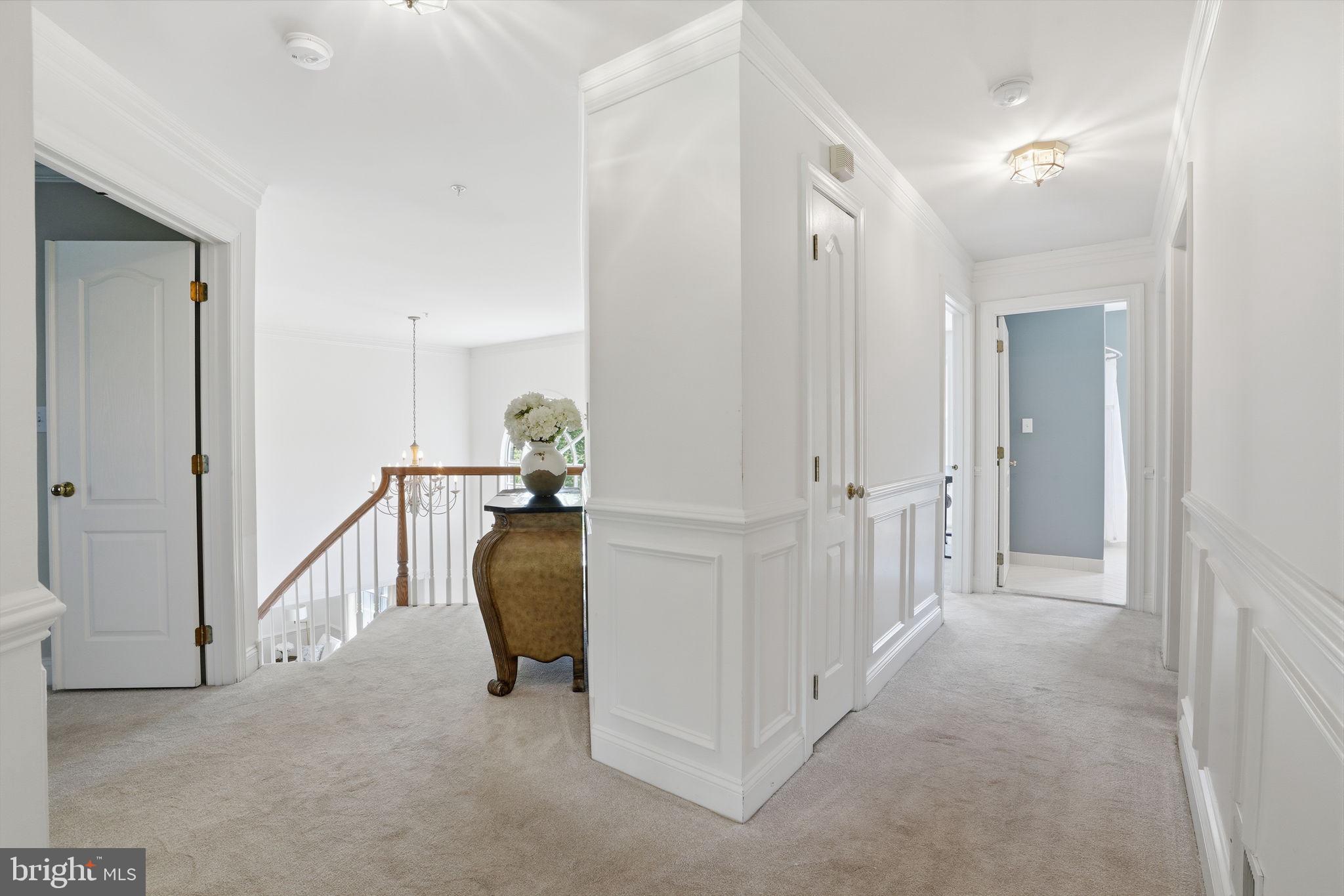 53 Alexanders Court Newtown, PA 18940 - Photo 34 of 61 a view of a hallway with closet and mirror