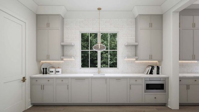 a bathroom with a sink and a window