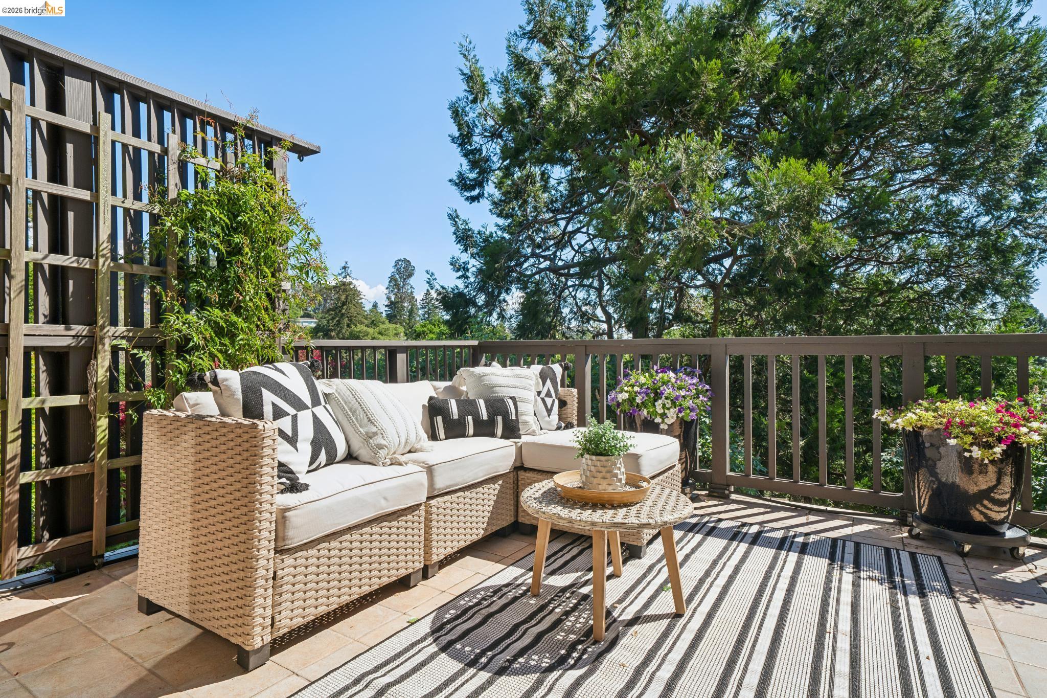 1183 Keeler Avenue Berkeley, CA 94708 - Photo 14 of 53 Wooden terrace featuring an outdoor hangout area