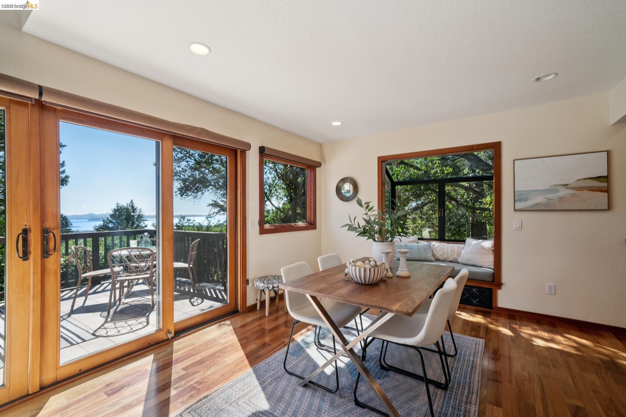 1183 Keeler Avenue Berkeley, CA 94708 - Photo 16 of 53 Dining space with wood finished floors and recessed lighting