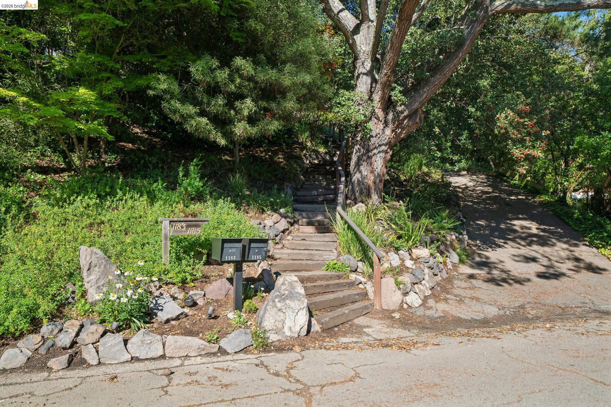 1183 Keeler Avenue Berkeley, CA 94708 - Photo 51 of 53 View of yard with stairway