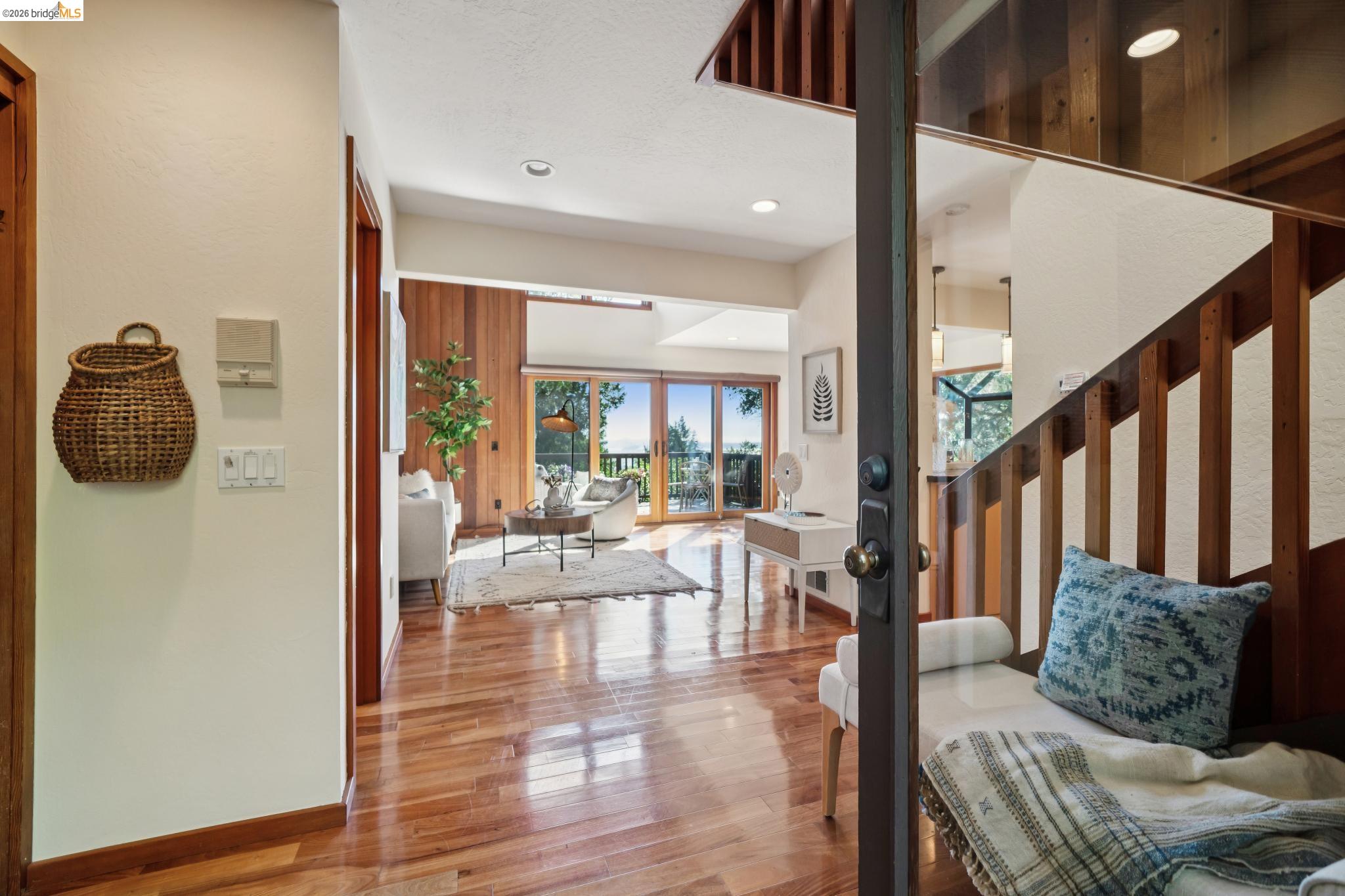 1183 Keeler Avenue Berkeley, CA 94708 - Photo 6 of 53 Entrance foyer featuring hardwood / wood-style floors and recessed lighting