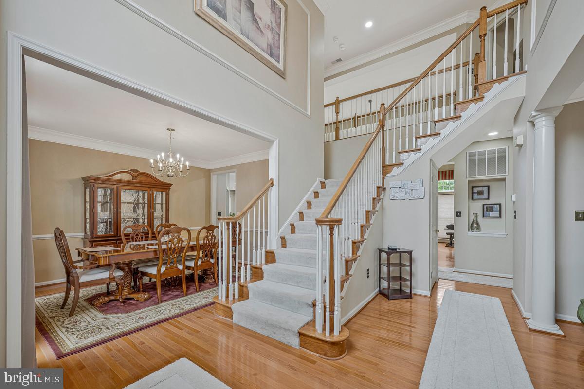 1117 Horizon View Place Accokeek, MD 20607 - Photo 5 of 59 Elegant foyer with grand staircase.