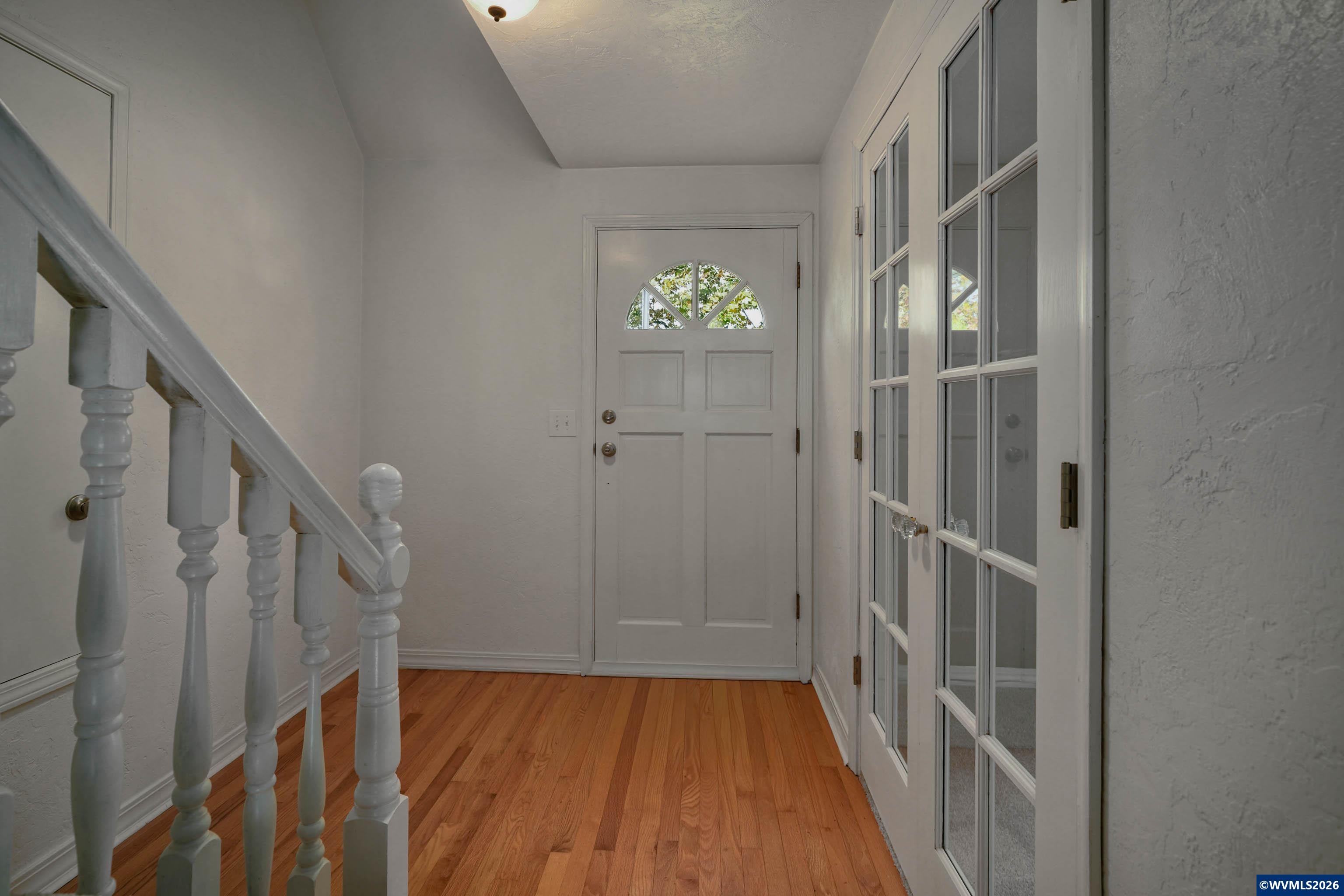220 Northwest Downy Drive Sublimity, OR 97385 - Photo 6 of 47 a view of entryway with wooden floor
