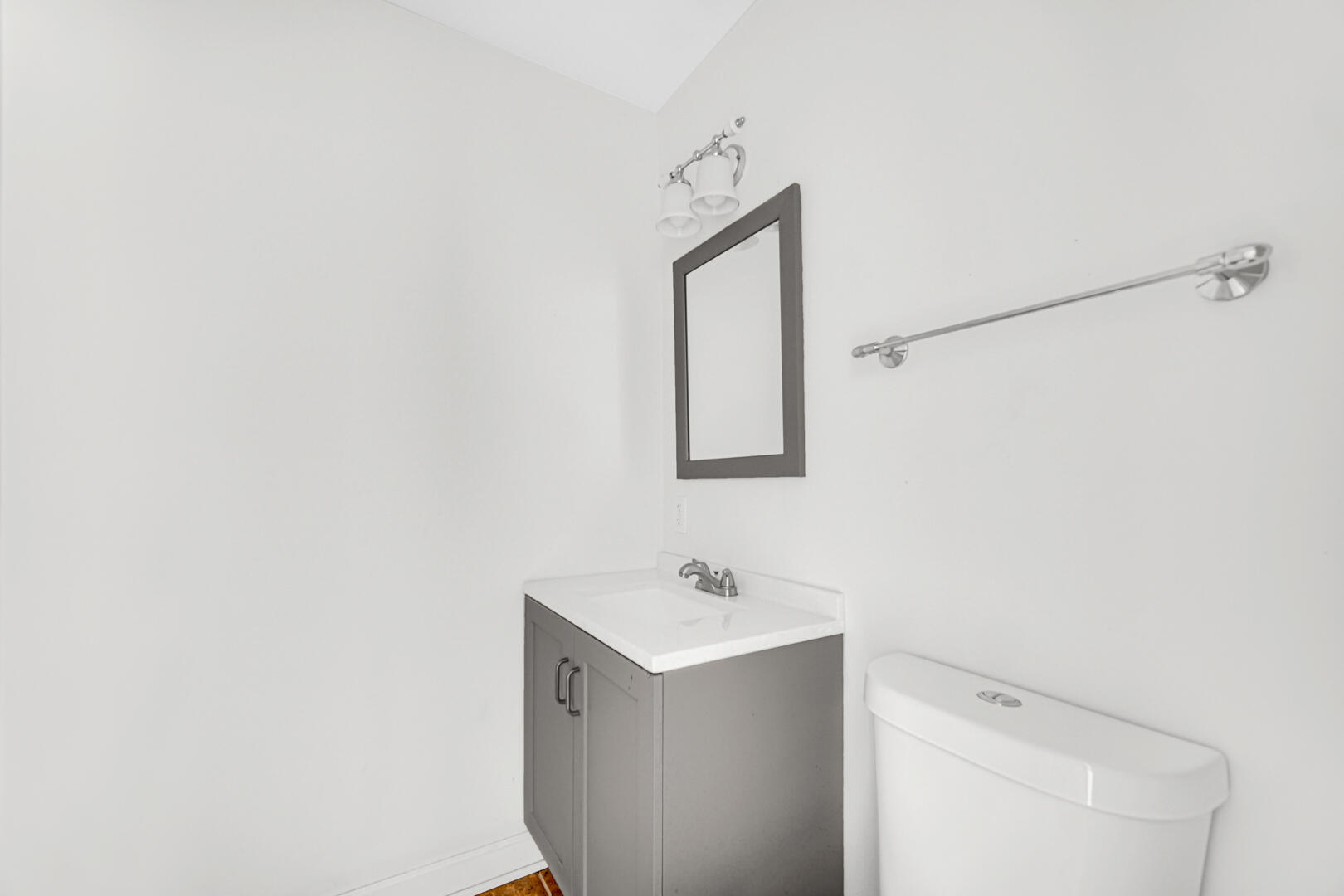 3721 West 133rd Avenue Crown Point, IN 46307 - Photo 11 of 30 a bathroom with a toilet sink and mirror