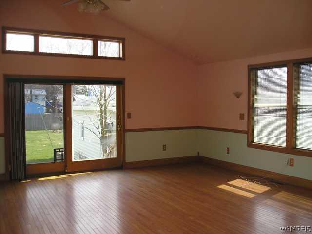 447 Ward Road North Tonawanda, NY 14120 - Photo 10 of 12 Family Room Huge familly room with beautiful hardw