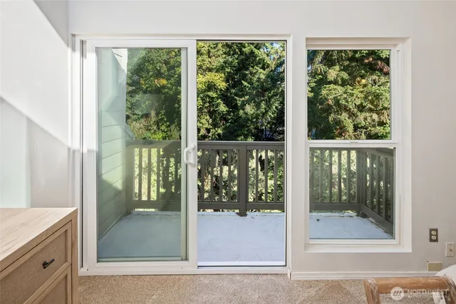 a view of a from a window