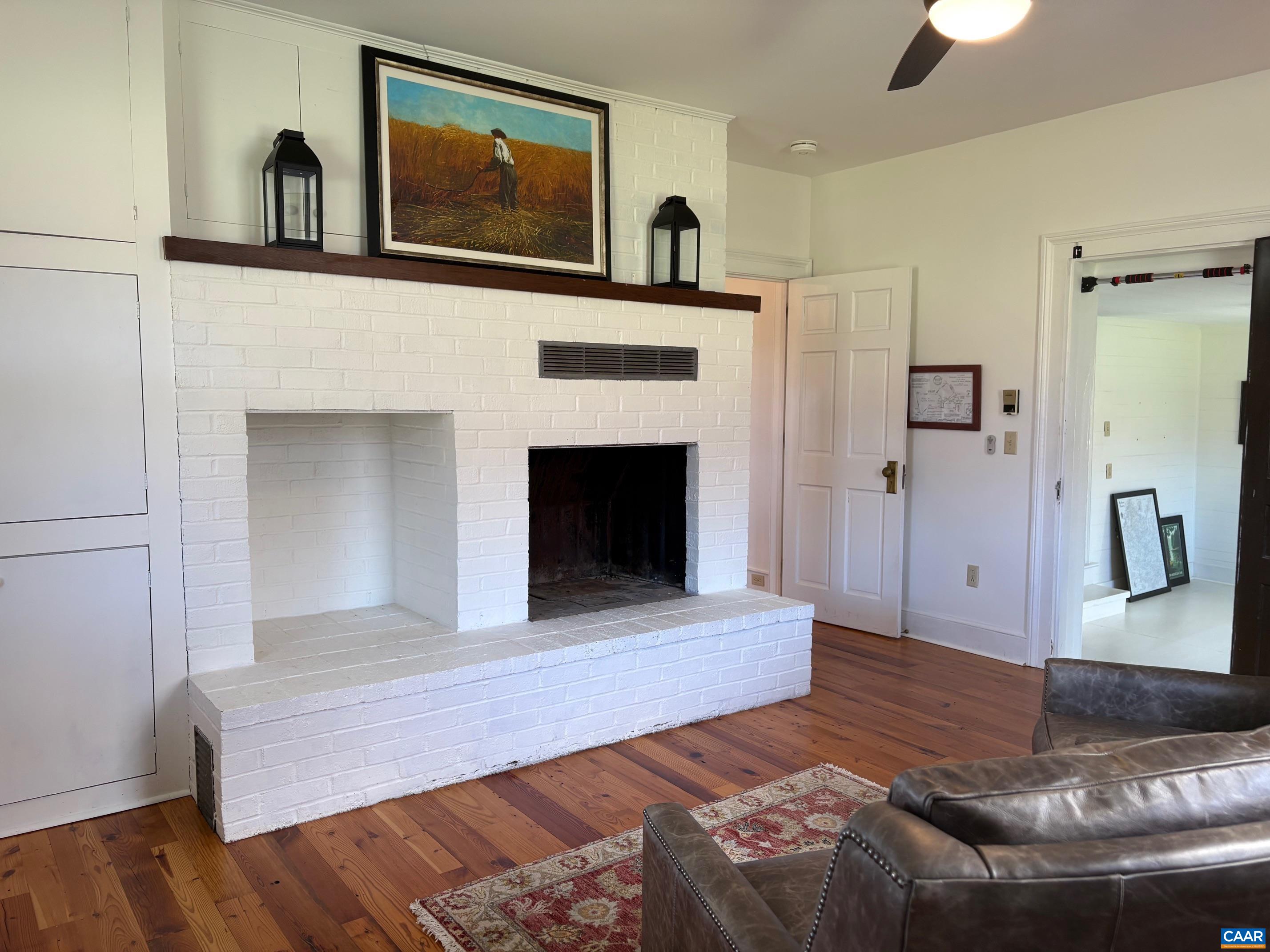 3716 Etlan Road Etlan, VA 22719 - Photo 13 of 53 Den with fireplace