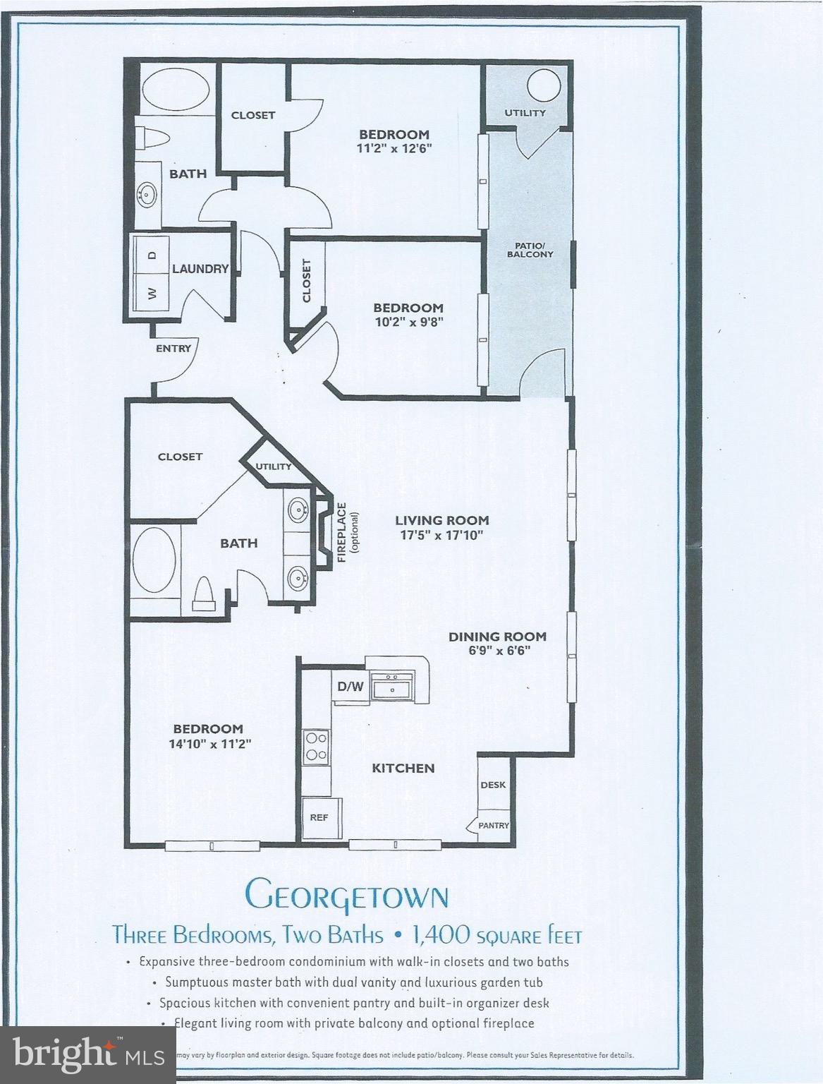 11750 Old Georgetown Road, Unit 2135 Rockville, MD 20852 - Photo 23 of 30 Floorpan