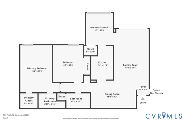 $195,000 | 1507 Thistle Road, Unit T2, Henrico, VA 23238