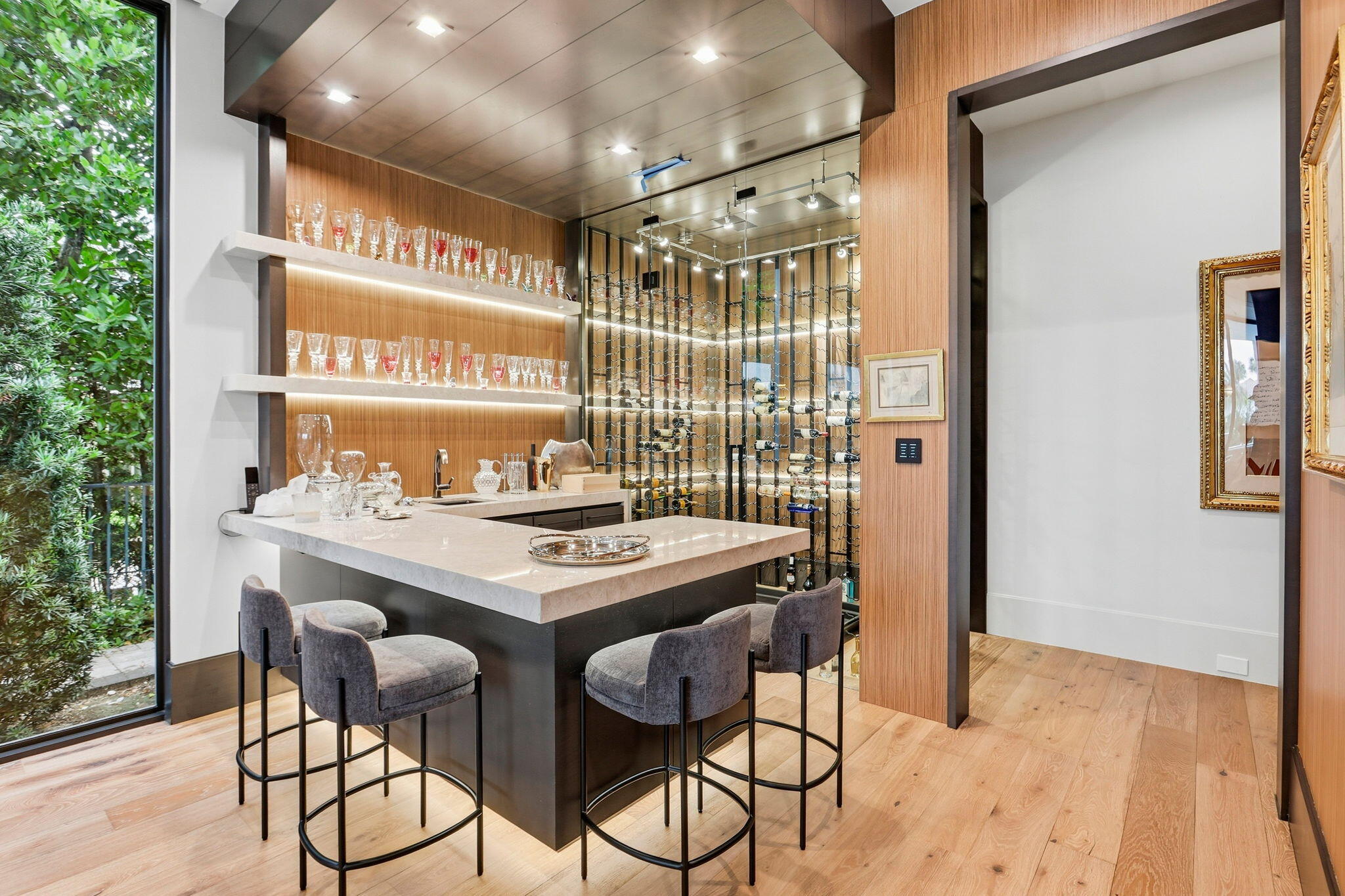 1371 Royal Palm Way Boca Raton, FL 33432 - Photo 12 of 43 Bar and wine celler