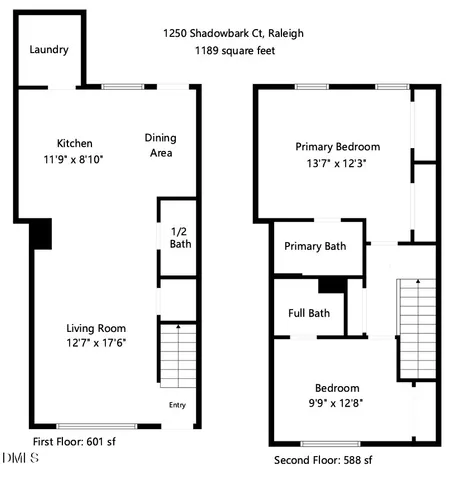 $265,000 | 1250 Shadow Bark Court, Raleigh, NC 27603