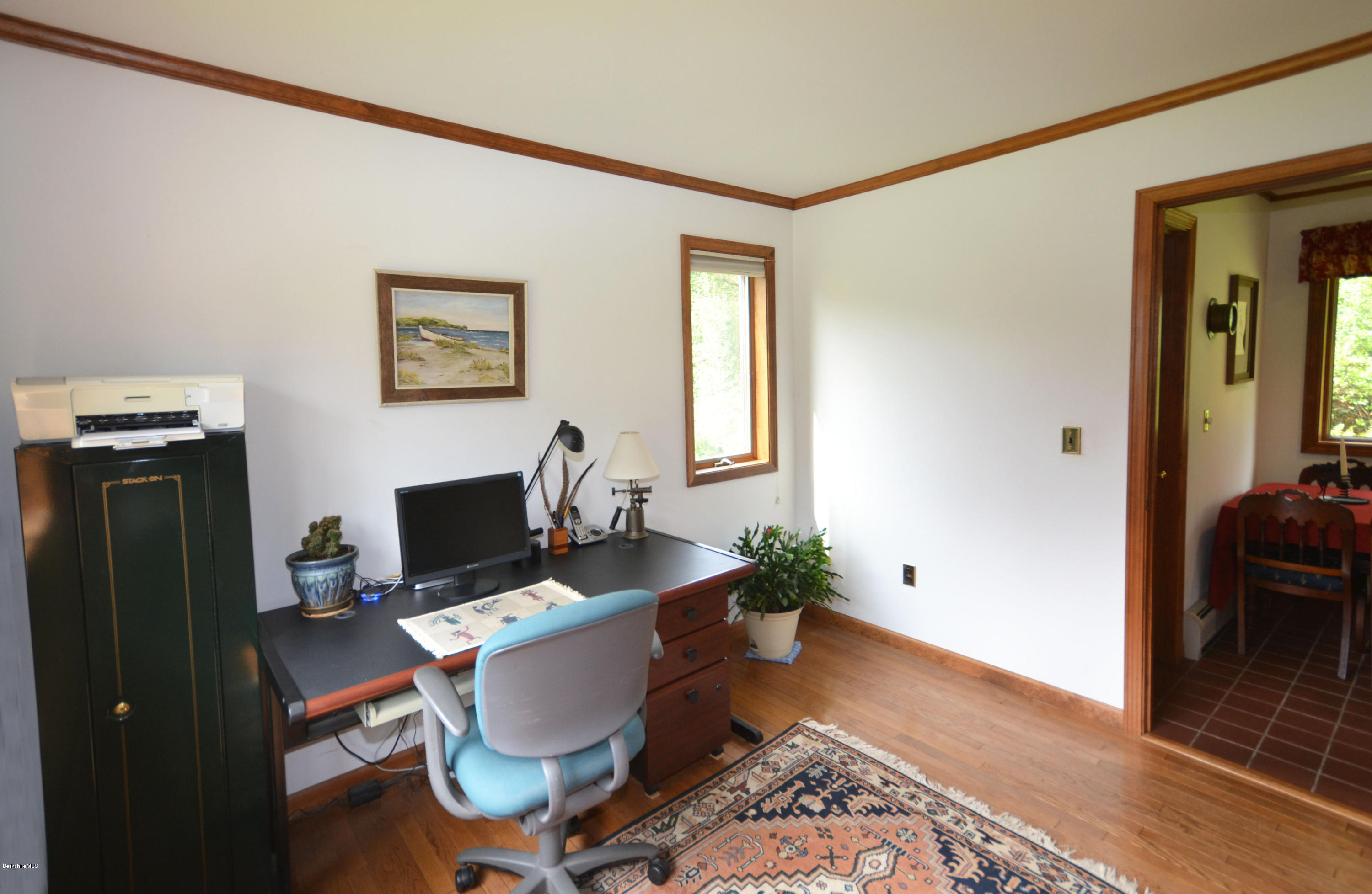 18 Baumann Road Peru, MA 01235 - Photo 19 of 52 a workspace with furniture and wooden floor