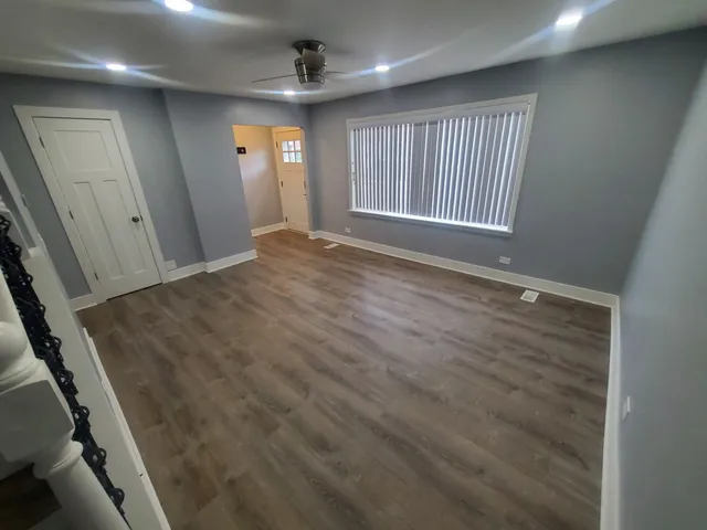 wooden floor in an empty room