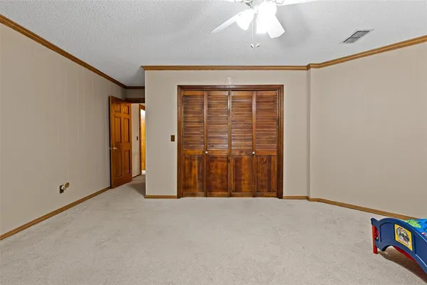 an empty room with window