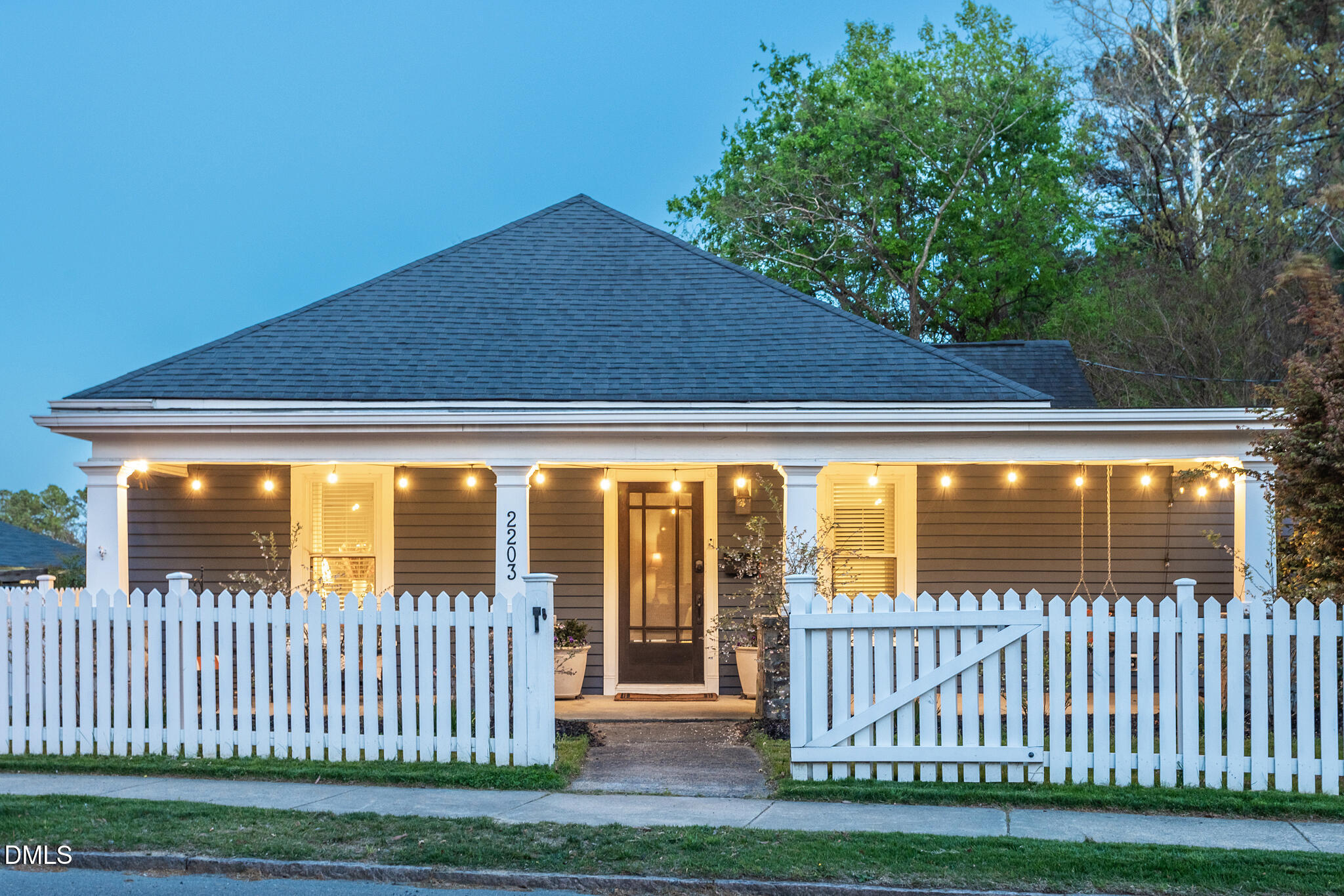 Front of House Twilight