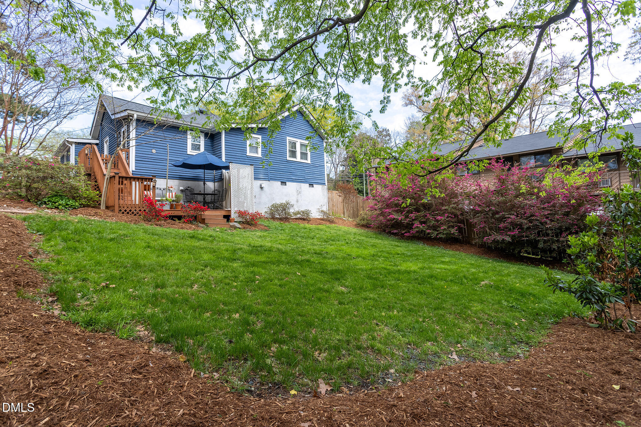 2203 Chapel Hill Road Durham, NC 27707 - Photo 26 of 30 a view of a house with a yard and sitting area
