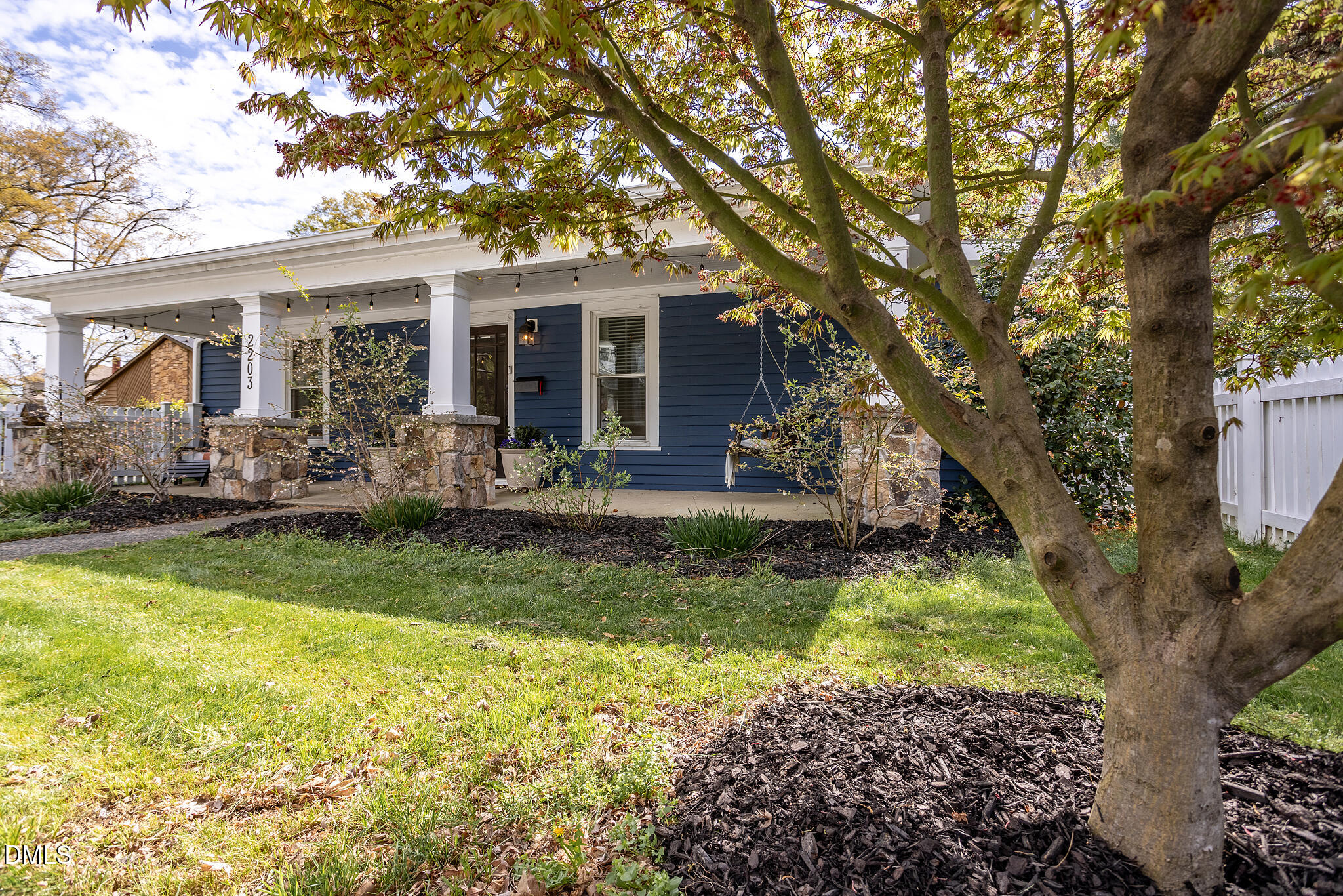 2203 Chapel Hill Road Durham, NC 27707 - Photo 29 of 30 a front view of house with yard and seating area