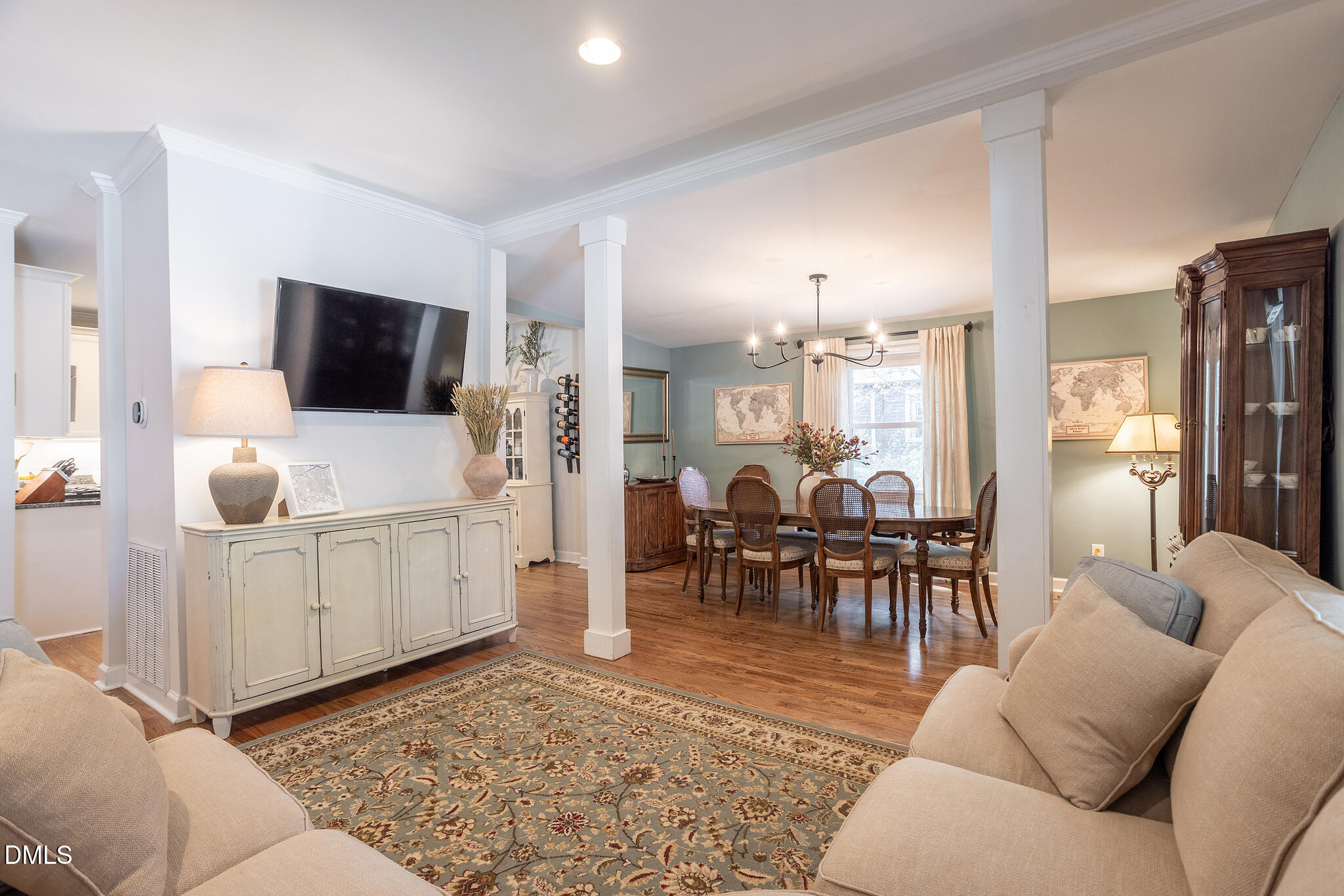 2203 Chapel Hill Road Durham, NC 27707 - Photo 9 of 27 Living Room, Dining Room