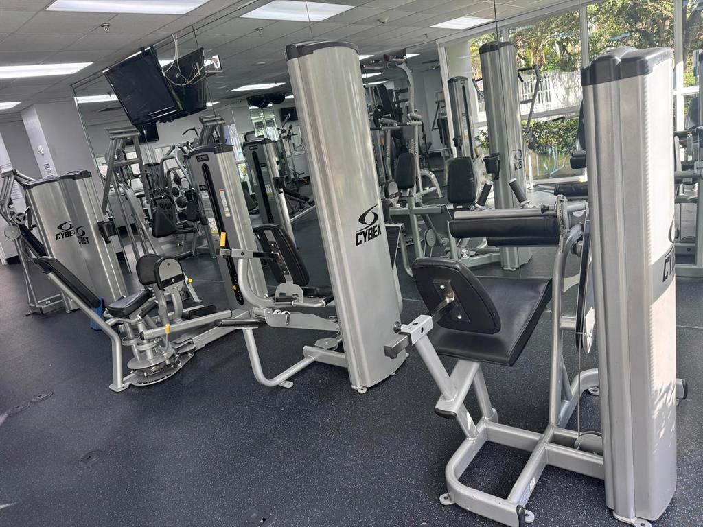 850 North Miami Avenue, Unit W703 Miami, FL 33136 - Photo 33 of 38 a view of a room with gym equipment
