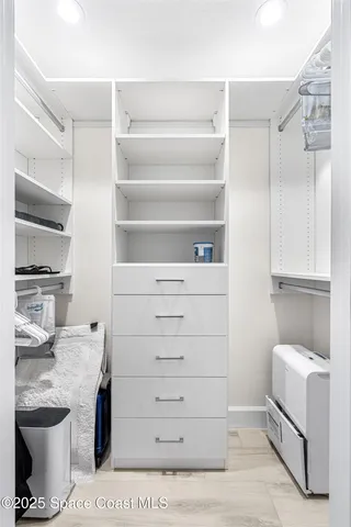 a balcony with wooden floor