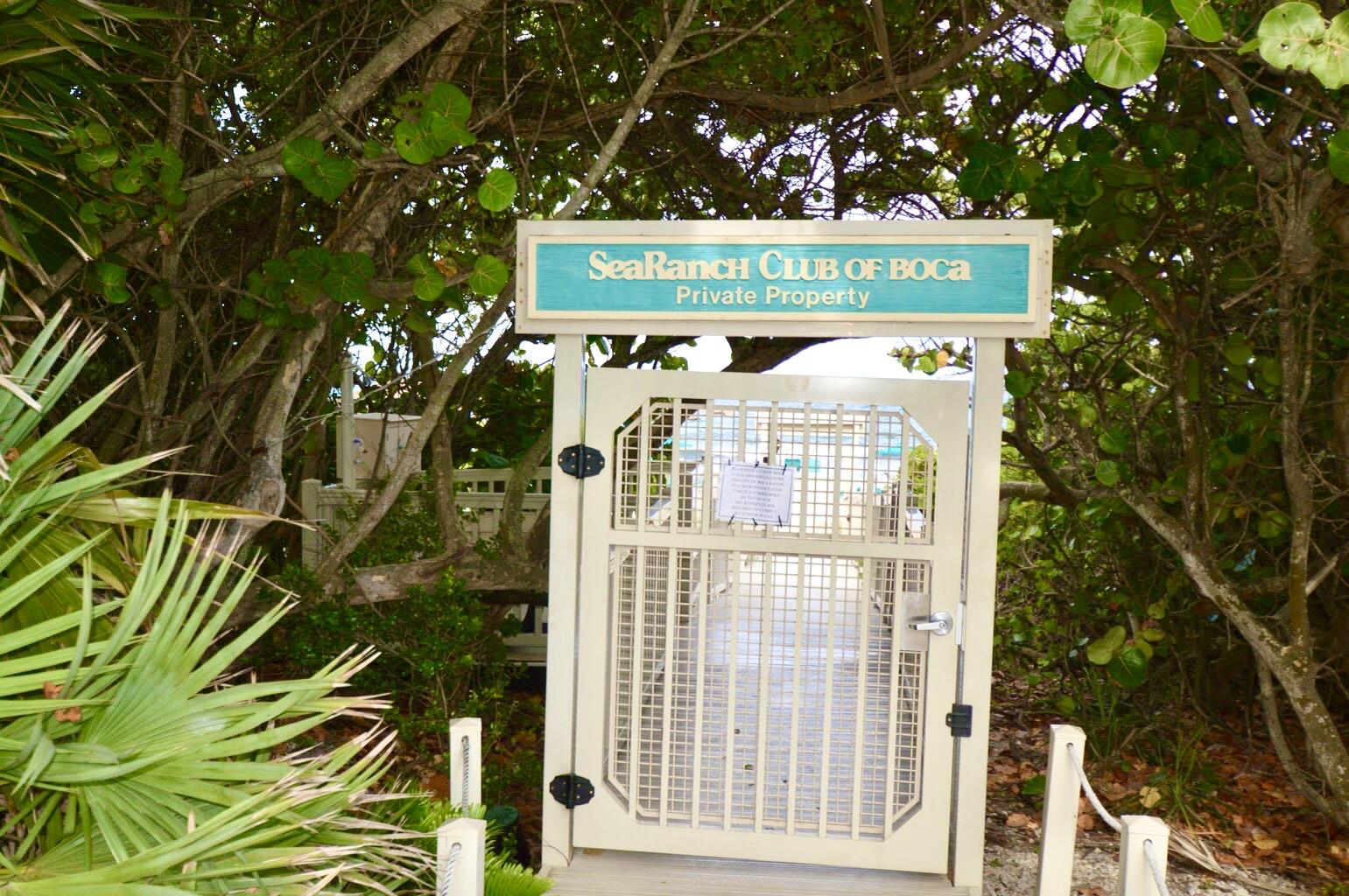4101 North Ocean Boulevard, Unit 703 Boca Raton, FL 33431 - Photo 28 of 31 a street sign that is on a tree