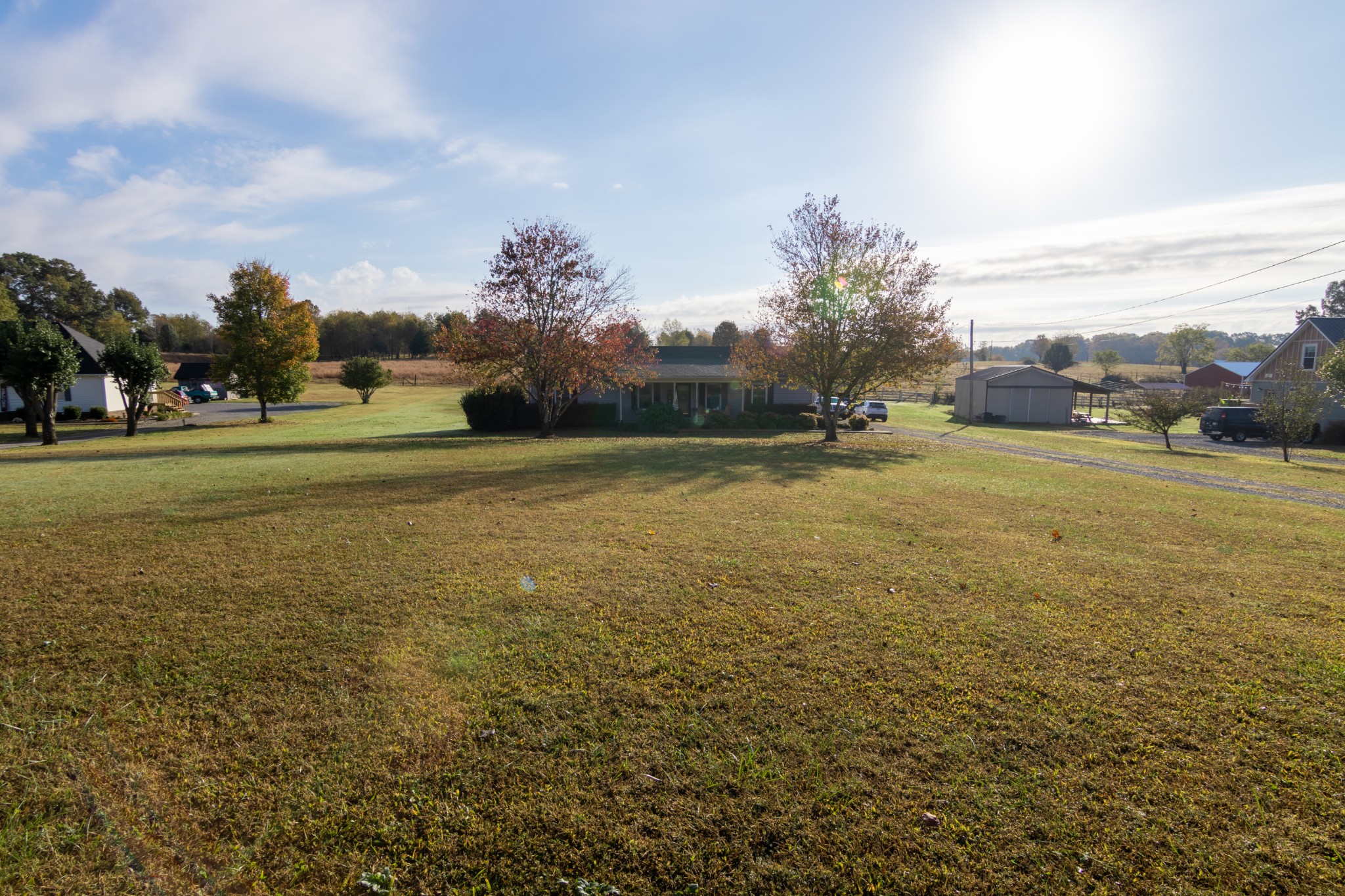 3901 Armstrong Road Springfield, TN 37172 - Photo 4 of 23 a view of a big yard with a large trees