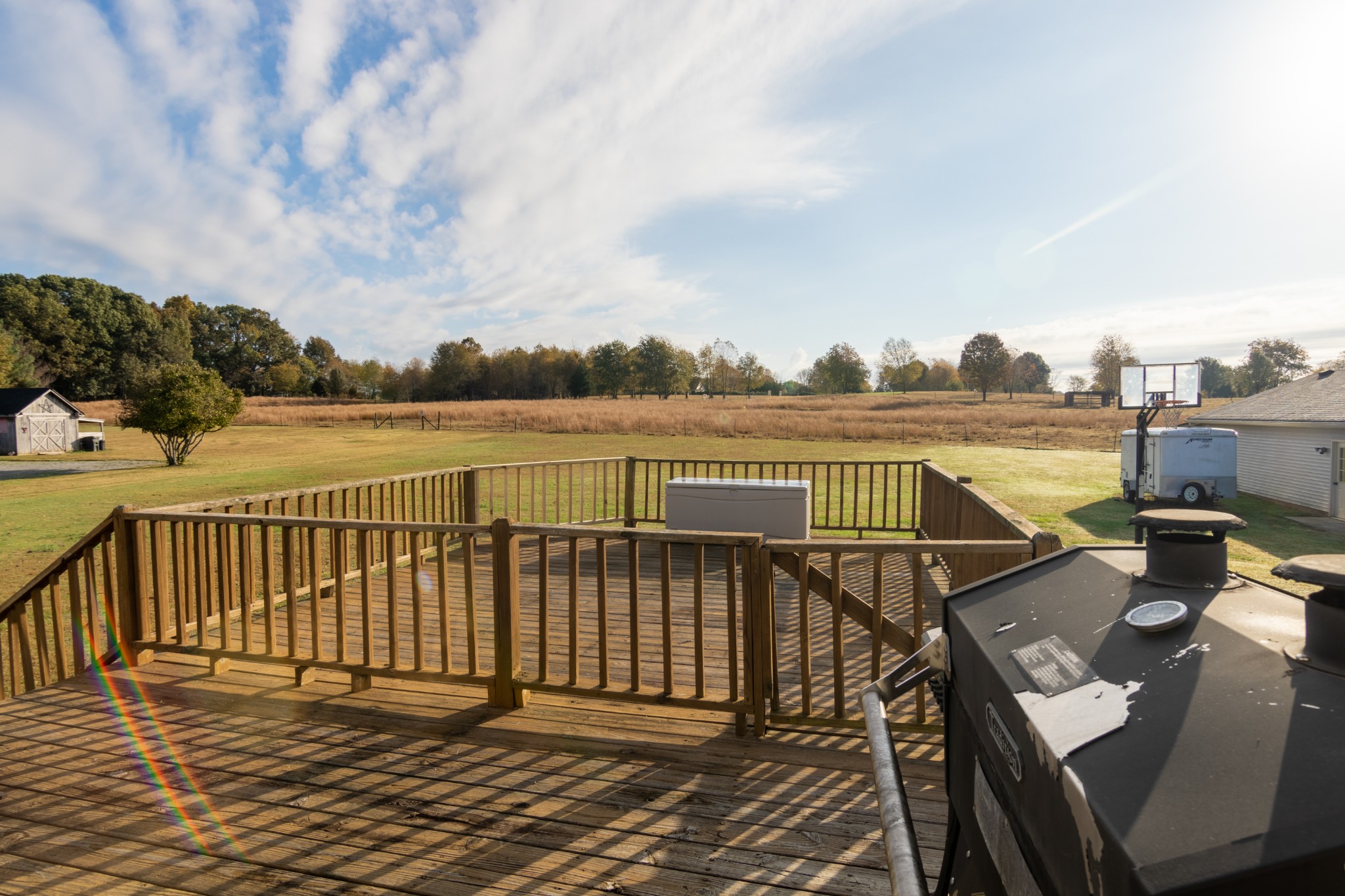 3901 Armstrong Road Springfield, TN 37172 - Photo 5 of 23 a view of a terrace with wooden floor and lake view