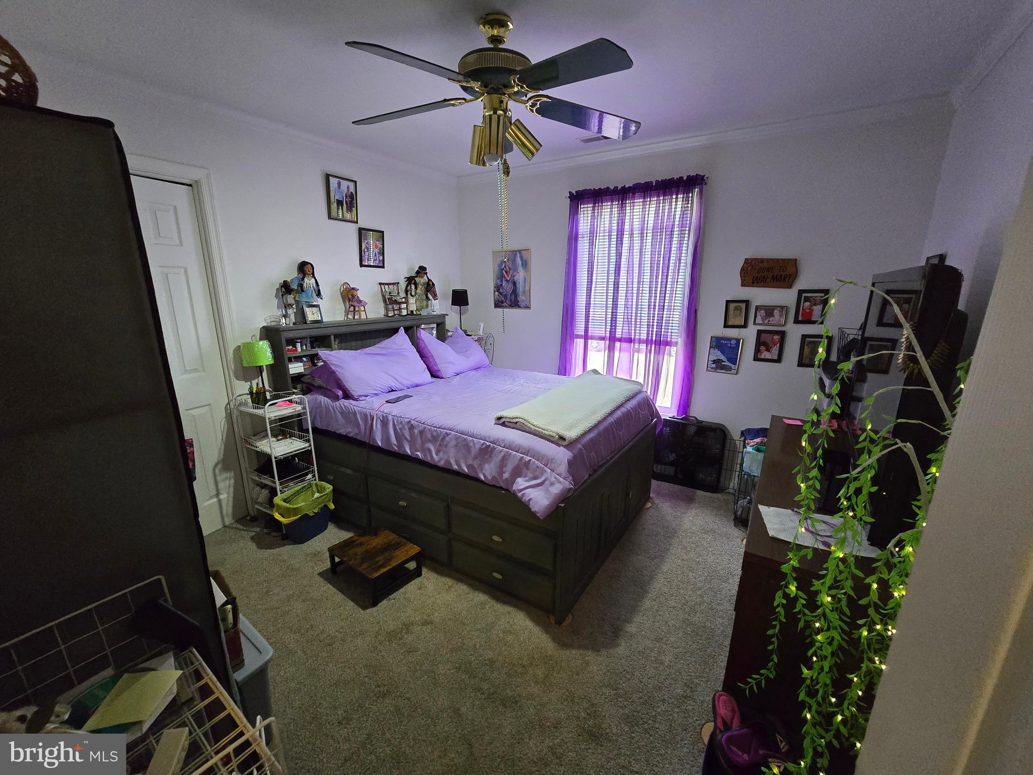 3592 Freedomtown Road Crisfield, MD 21817 - Photo 11 of 22 a bedroom with a bed potted plant on dresser and a window