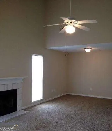 a view of a livingroom with window