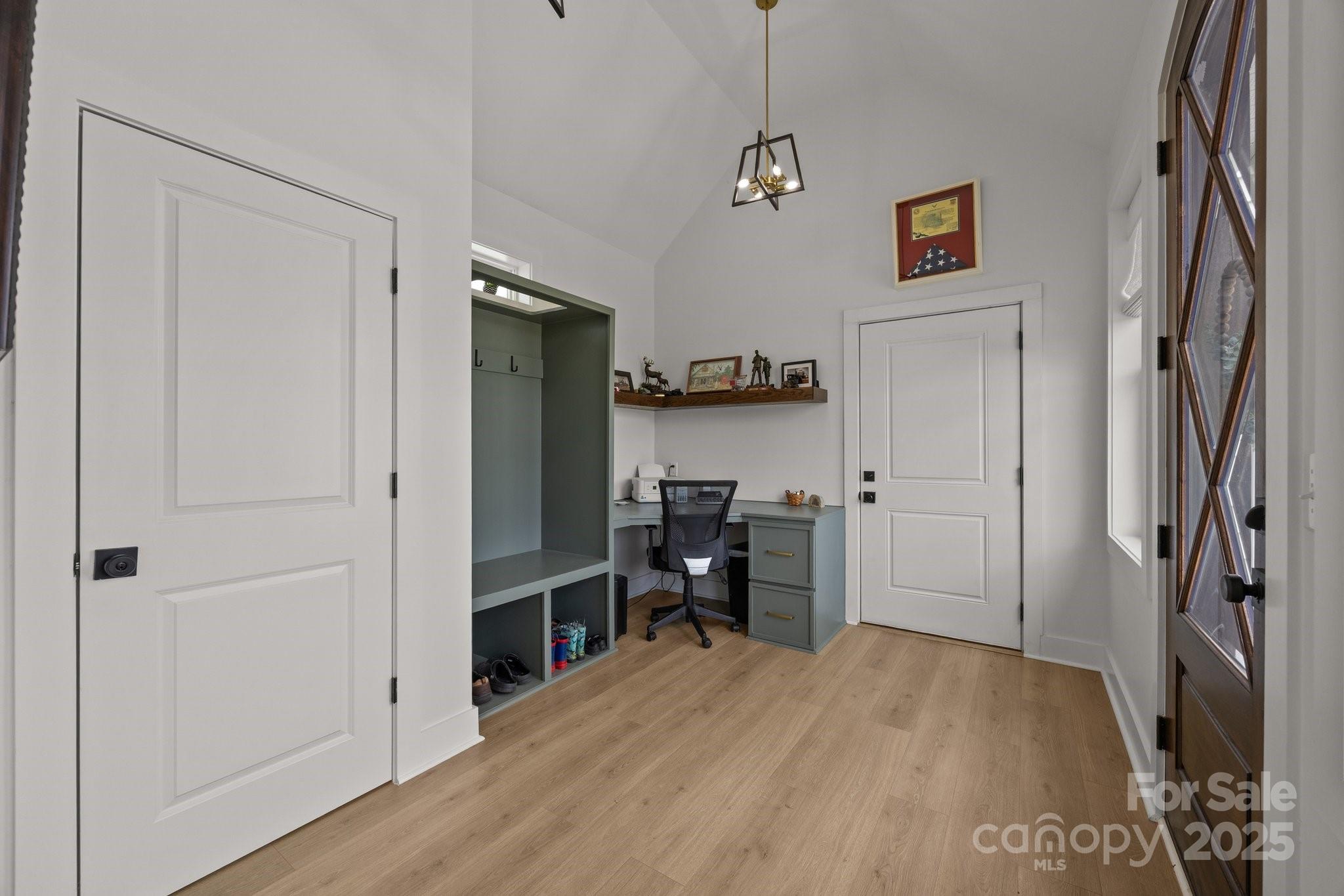 4316 Nesbit Road Monroe, NC 28112 - Photo 14 of 33 a view of a kitchen with refrigerator and wooden floor