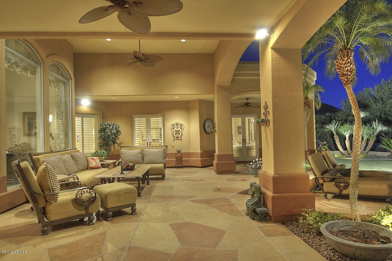 4707 East Rd Runner Place Paradise Valley, AZ 85253 - Photo 24 of 31 Rear Covered Patio