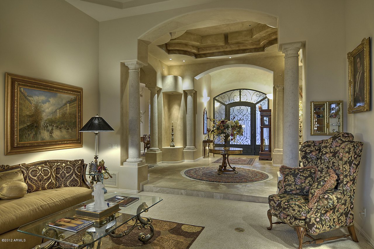 4707 East Rd Runner Place Paradise Valley, AZ 85253 - Photo 8 of 31 Entrance Foyer from Living Room